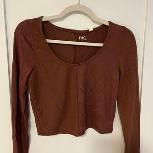 PacSun Brown Long Sleeve